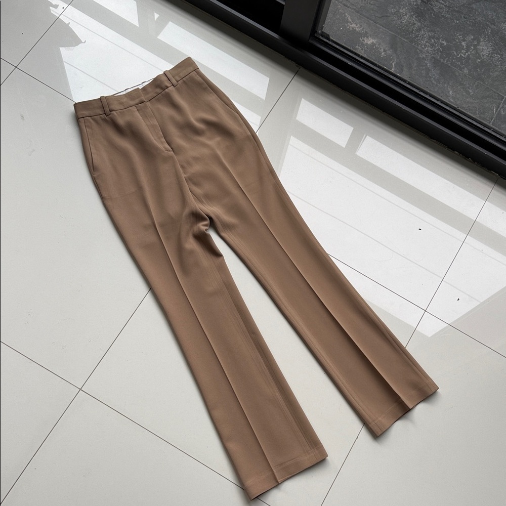 Babaton Tan Tailored Trousers